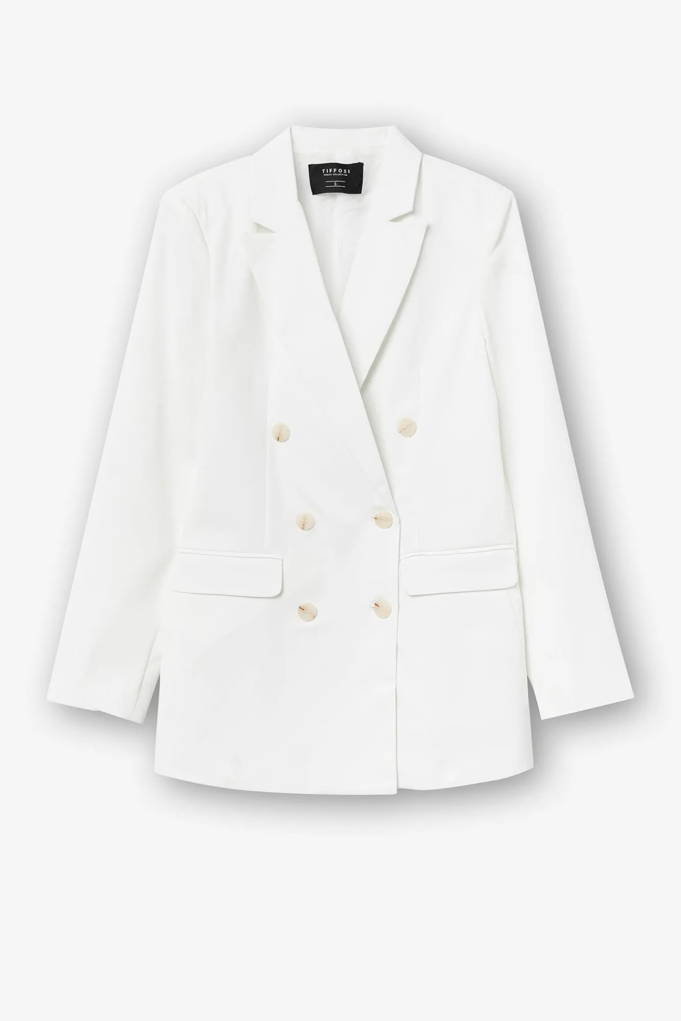 Tiffosi Abrigo Tavi Blanco Discount