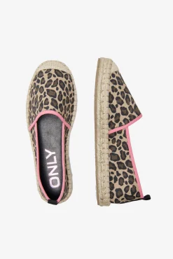 Only Alpargata Animal Print Negro New