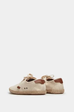 * Alpargata Cordones Canvas Rustico Beige Sale