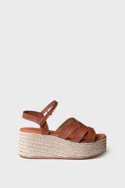 Toni Pons Alpargata De Piel - Cristina Marron Claro Outlet