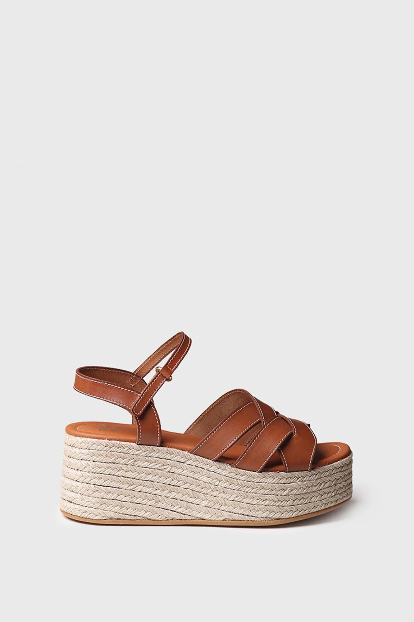 Toni Pons Alpargata De Piel - Cristina Marron Claro Outlet