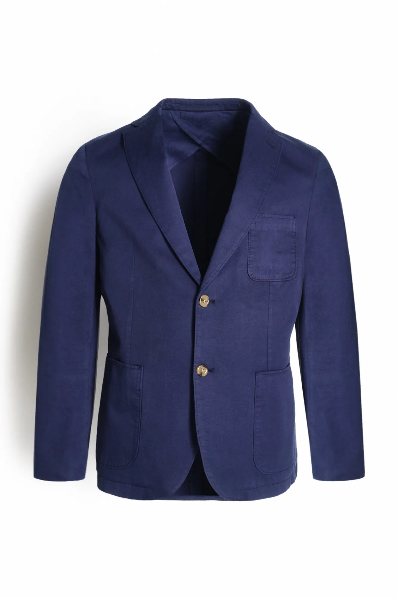 Ooto Americana Slim Algodon Y Lino Azul Oscuro Best