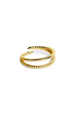 Singularu Anillo Doble Twist Oro Amarillo Sale