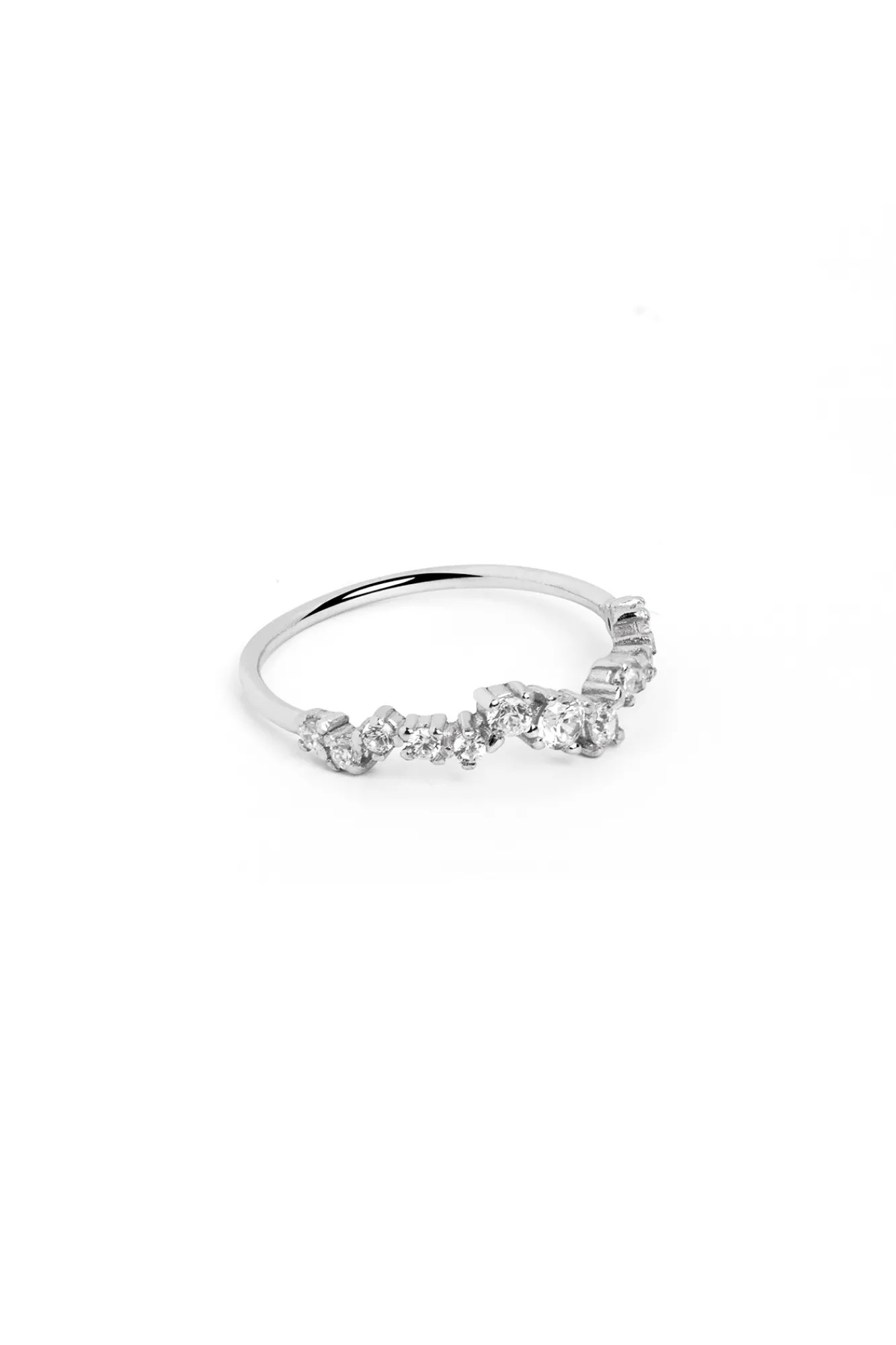 Singularu Anillo Estellar Plata Gris Best