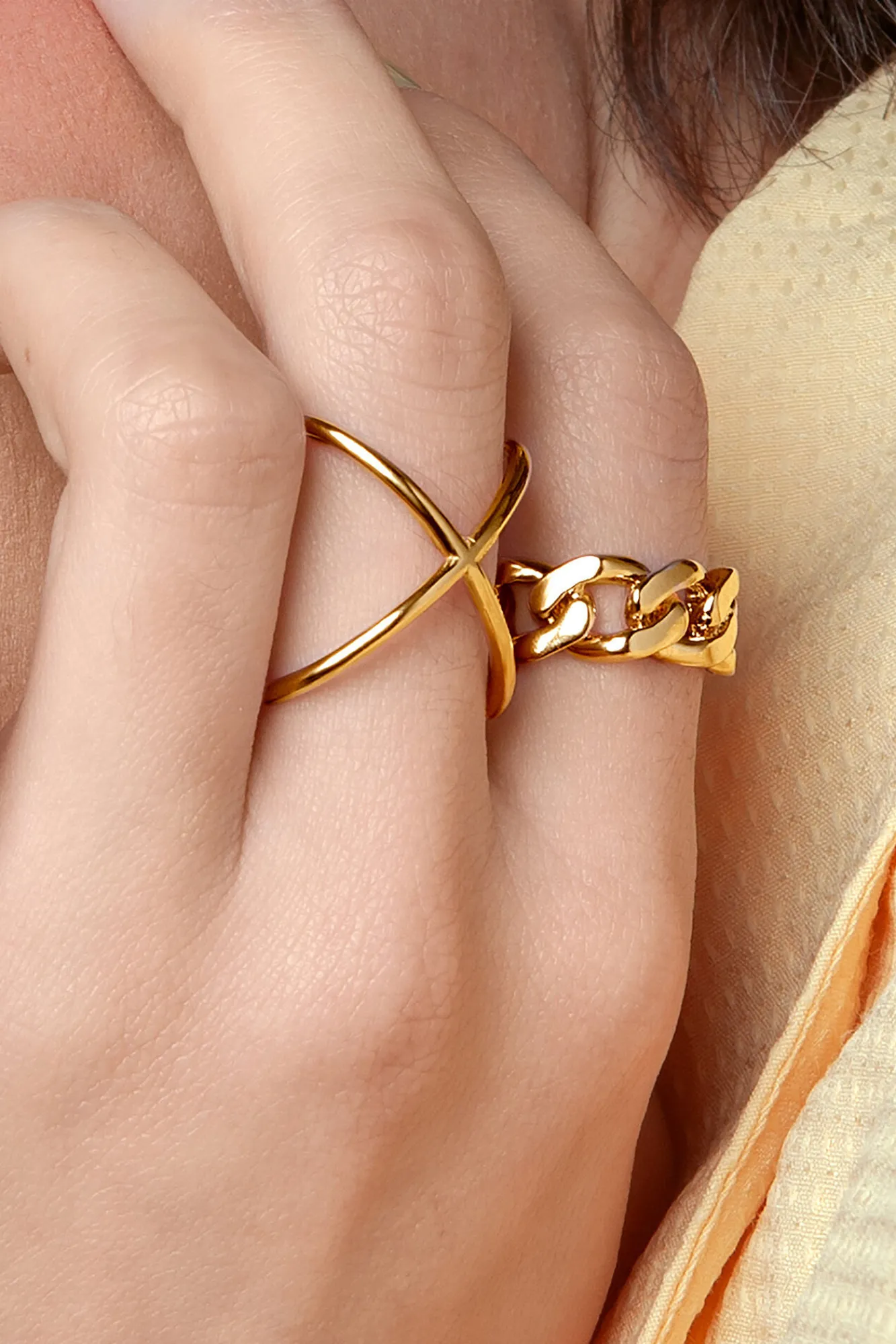 Singularu Anillo 4Ever Oro Amarillo Discount