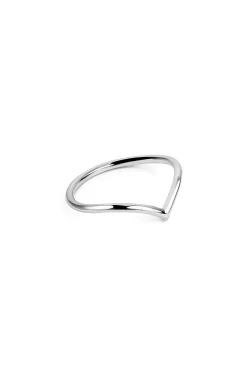 Singularu Anillo Peak Plata Gris New