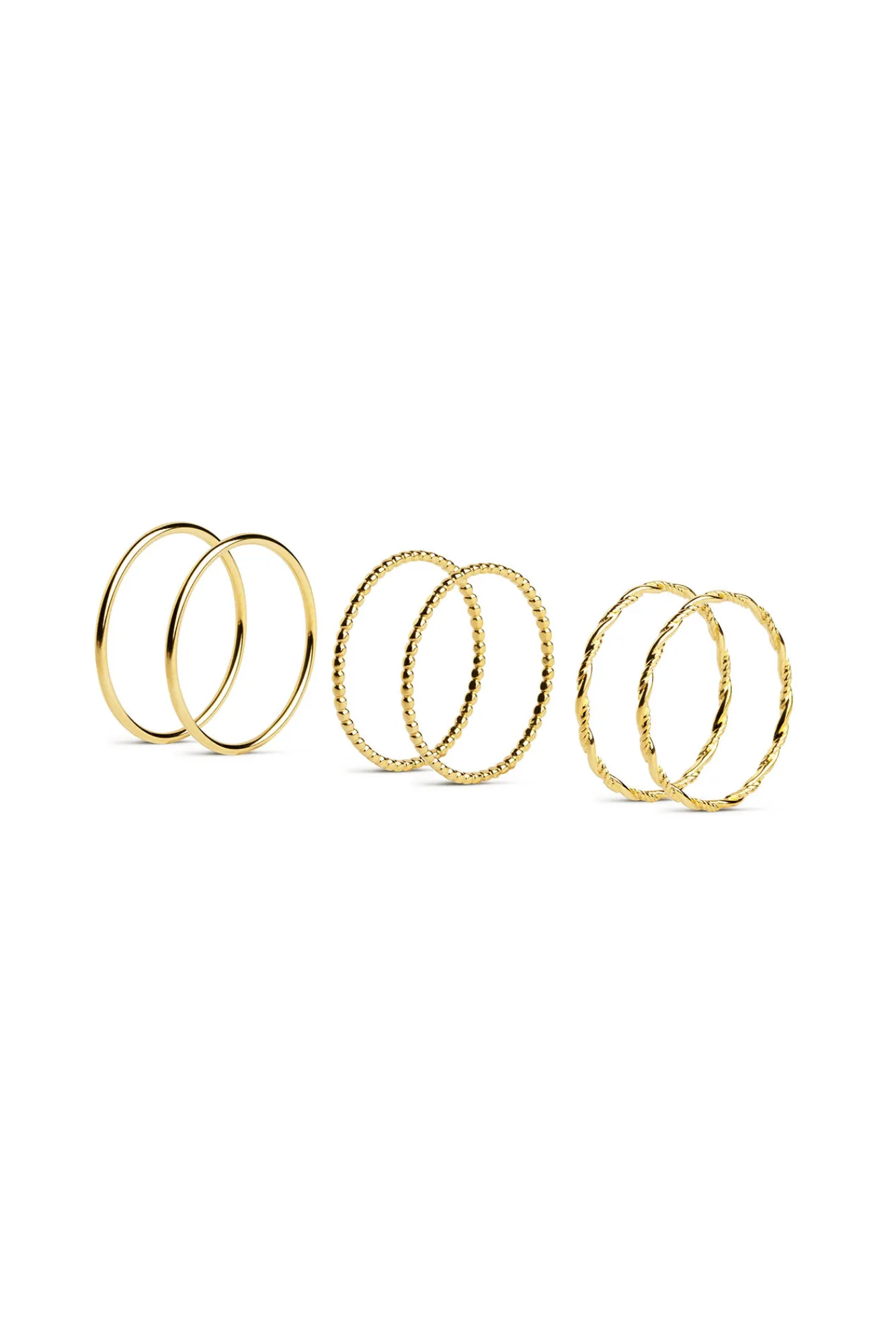Singularu Anillo Triple Cross Oro Amarillo New