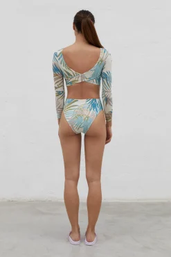 Dash and Stars Banador Aberturas Tropical Quick Dry Estampado Clearance