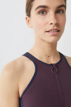 Dash and Stars Banador Halter Cremallera Quick Dry Rosa Hot