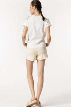 Tiffosi Bermuda De Felpa Marron Discount