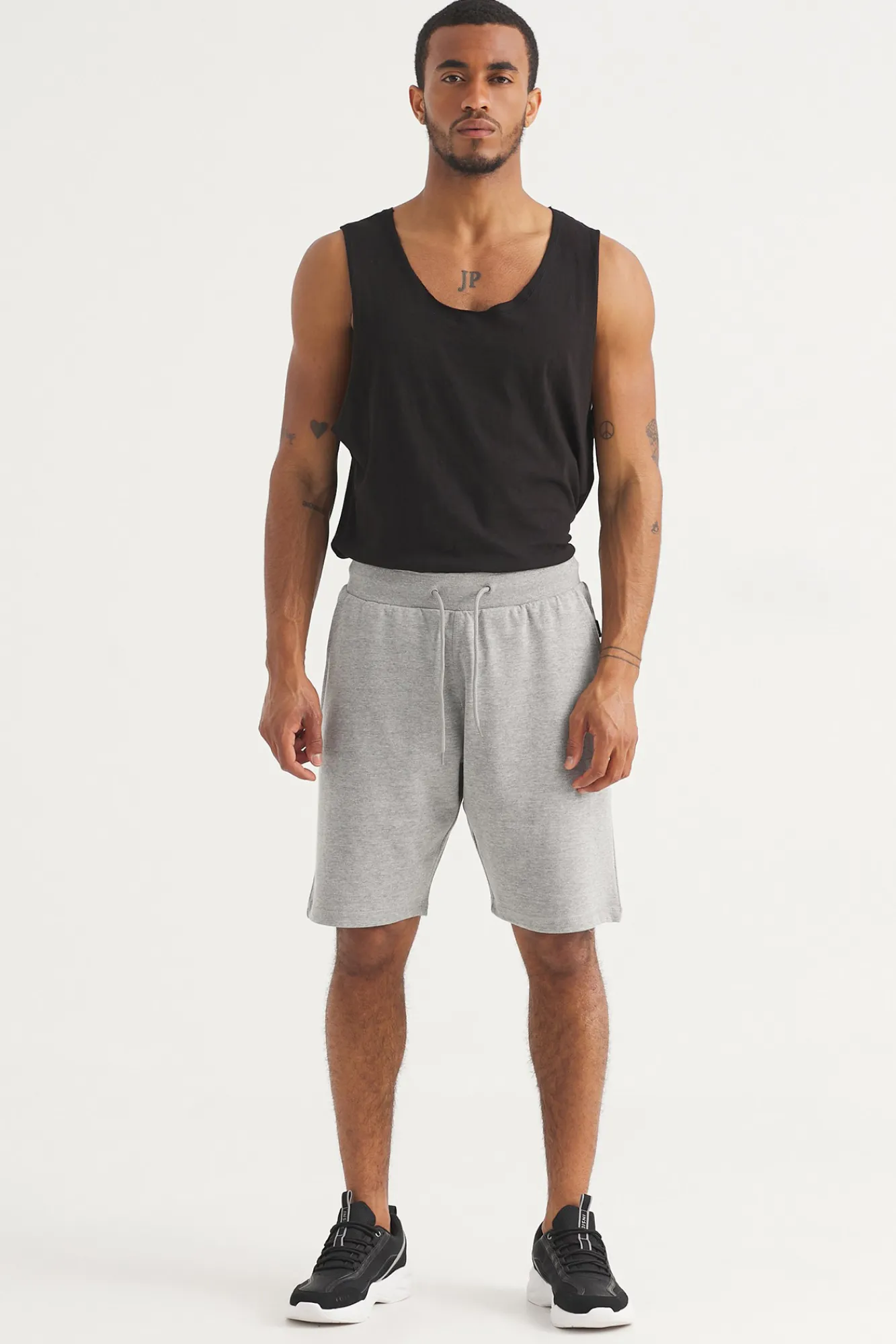 Inside Bermuda Jogger Basica Gris Claro Best
