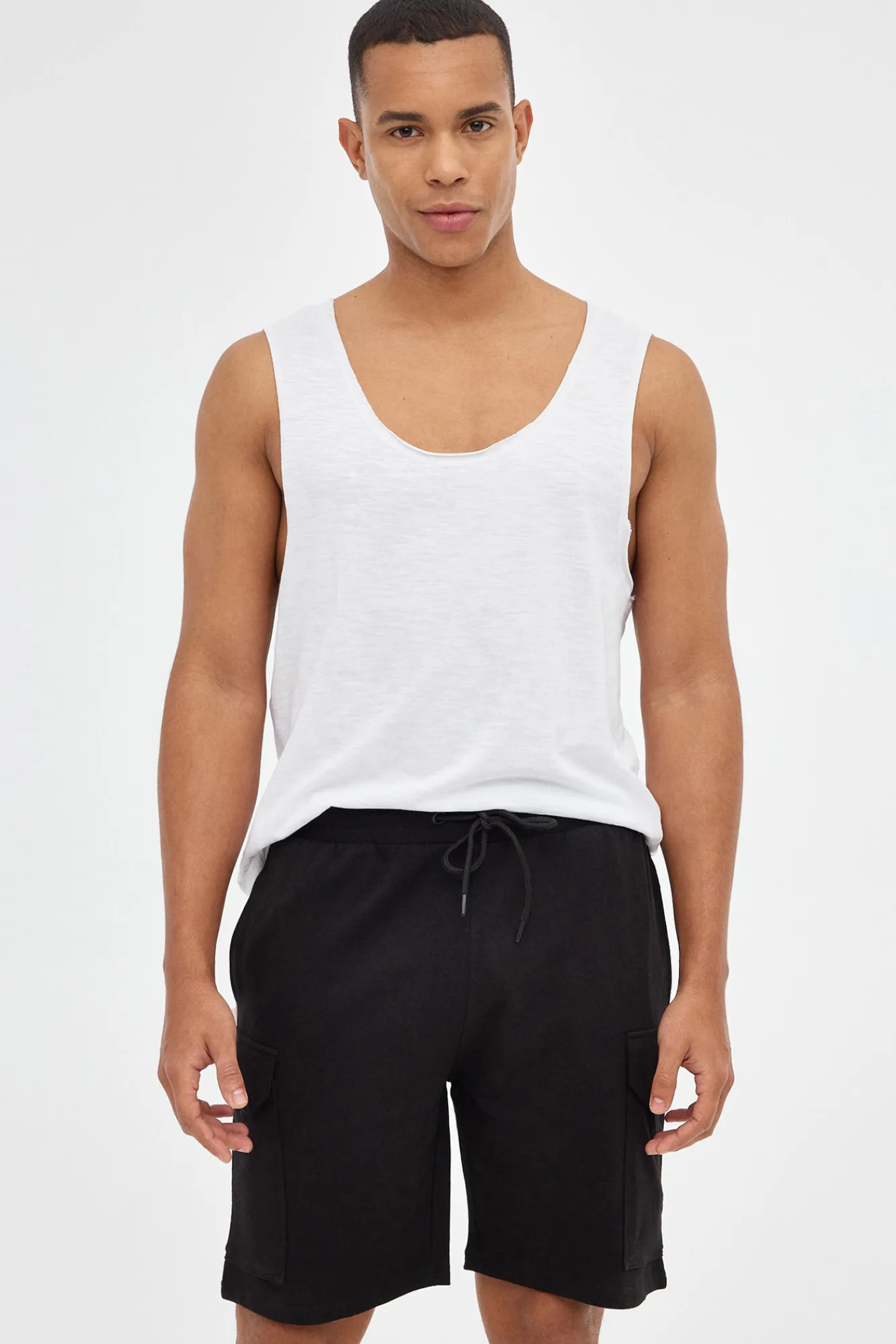 Inside Bermuda Jogger Cargo Negro Discount
