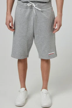 Champion Bermudas De Algodon Y Cinta Con Logotipo Gris Medio Best