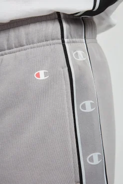 Champion Bermudas De Algodon Y Cinta Con Logotipo Gris Medio Best