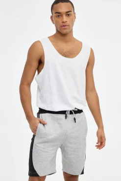 Inside Bermuga Jogger Banda Lateral Gris Claro Hot