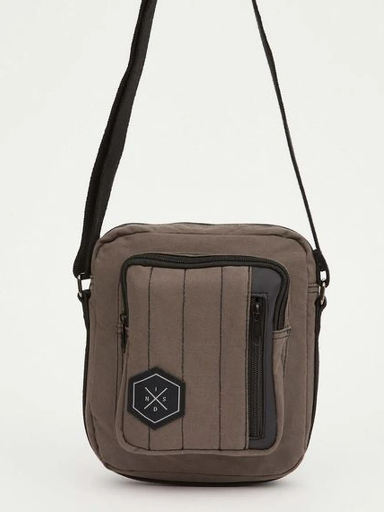 Inside Bolso Cruzado Gris Medio Hot