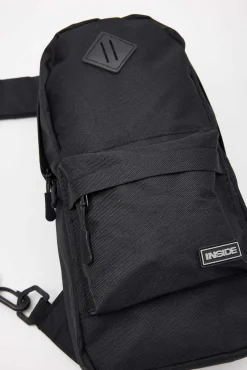 Inside Bolso Cruzado Hombre Negro New