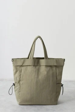 Dash and Stars Bolso Tote Verde Oliva Beige