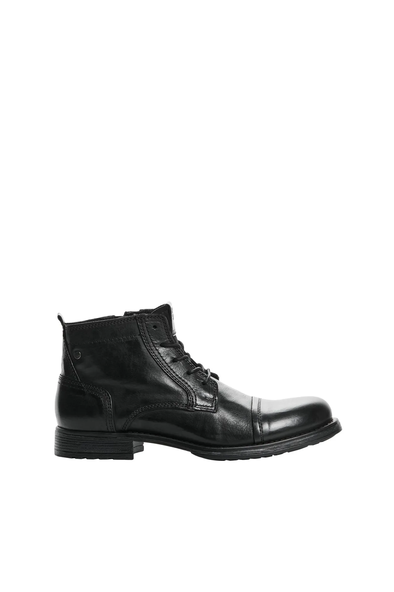 Jack & Jones Bota Piel Piso Track Negro Clearance
