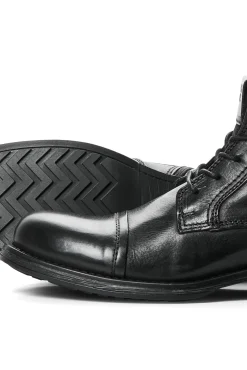 Jack & Jones Bota Piel Piso Track Negro Clearance