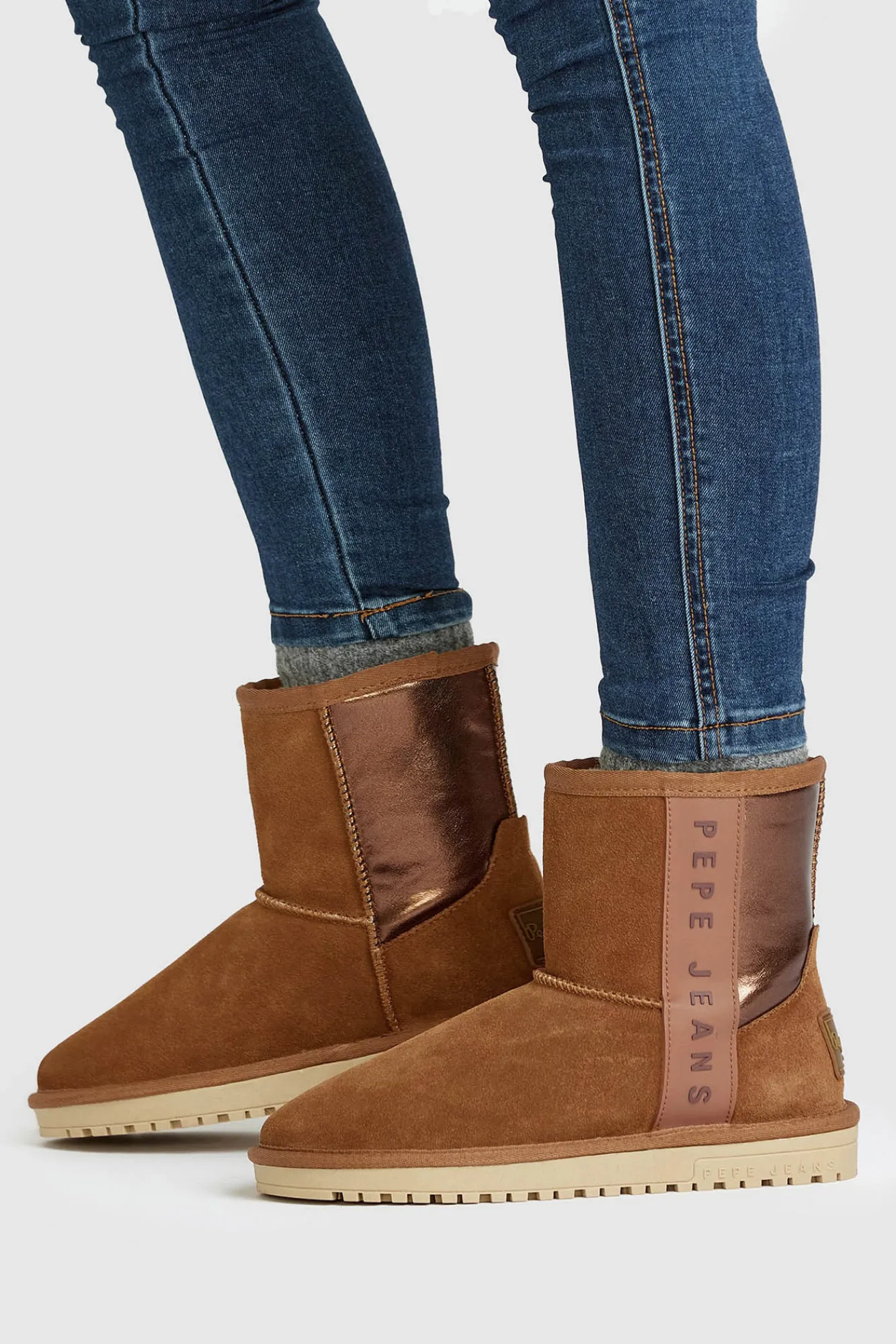 Pepe Jeans Botas Acolchadas Diss Tostado New