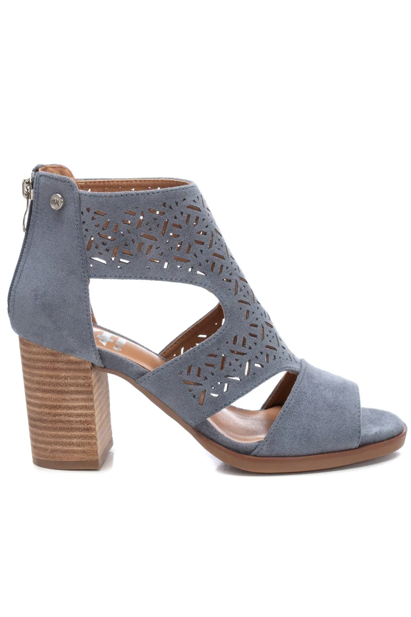 Xti Botin Abierto De Mujer, Azul Medio Discount