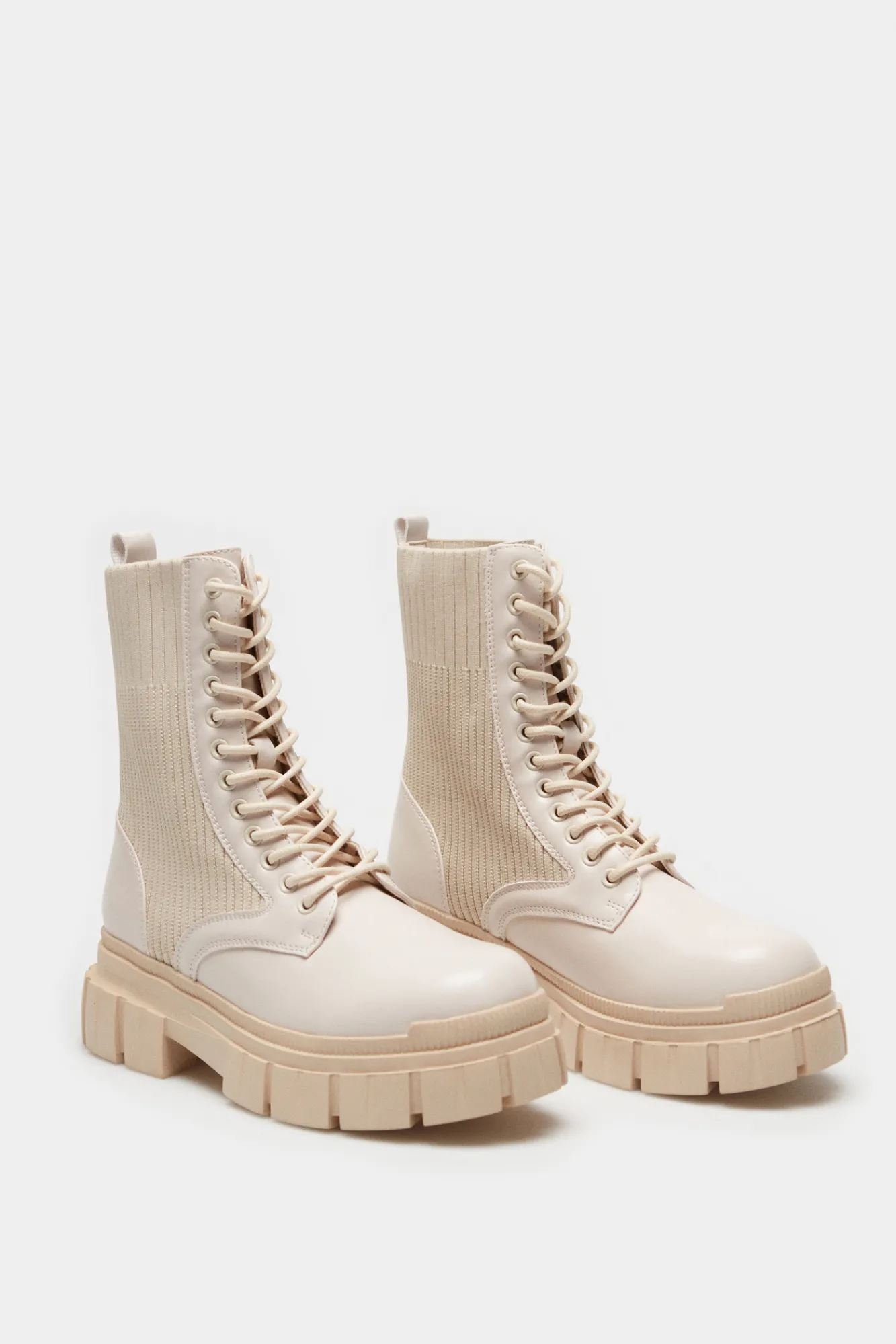 Pimkie Botines De Polipiel Marron Best