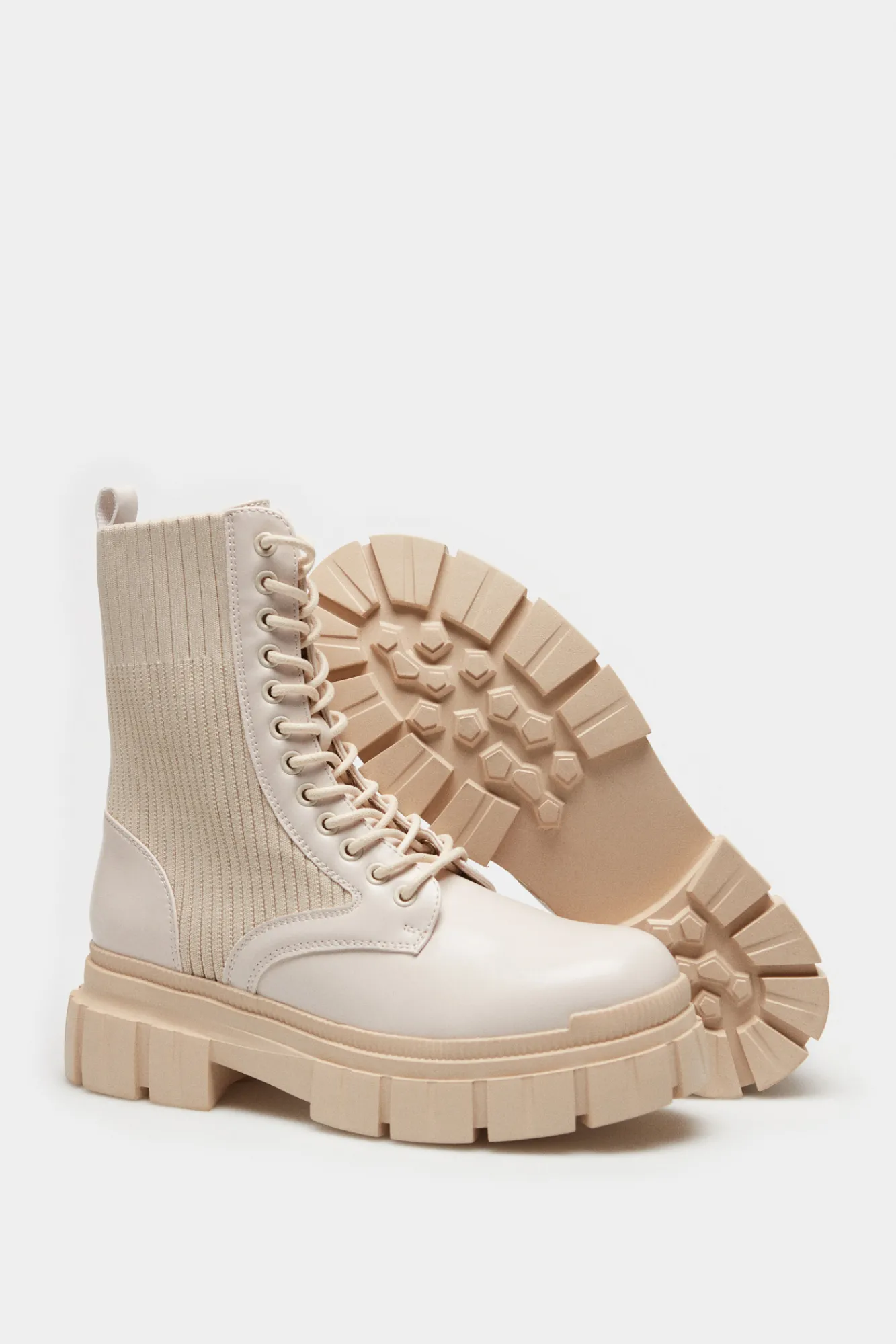 Pimkie Botines De Polipiel Marron Best