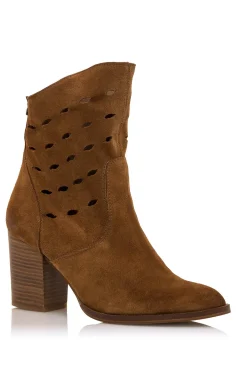 Mustang Botines De Tacon Frontier - Mujer Marron Claro Sale