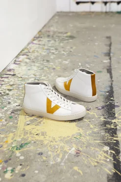 Victoria Botines Piel Y Serraje Dorado