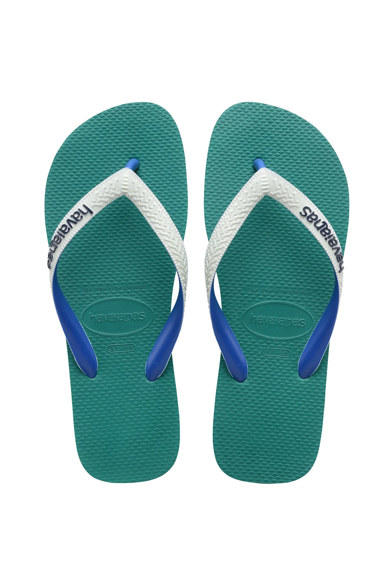 Havaianas Brasil Logo Turquesa Outlet