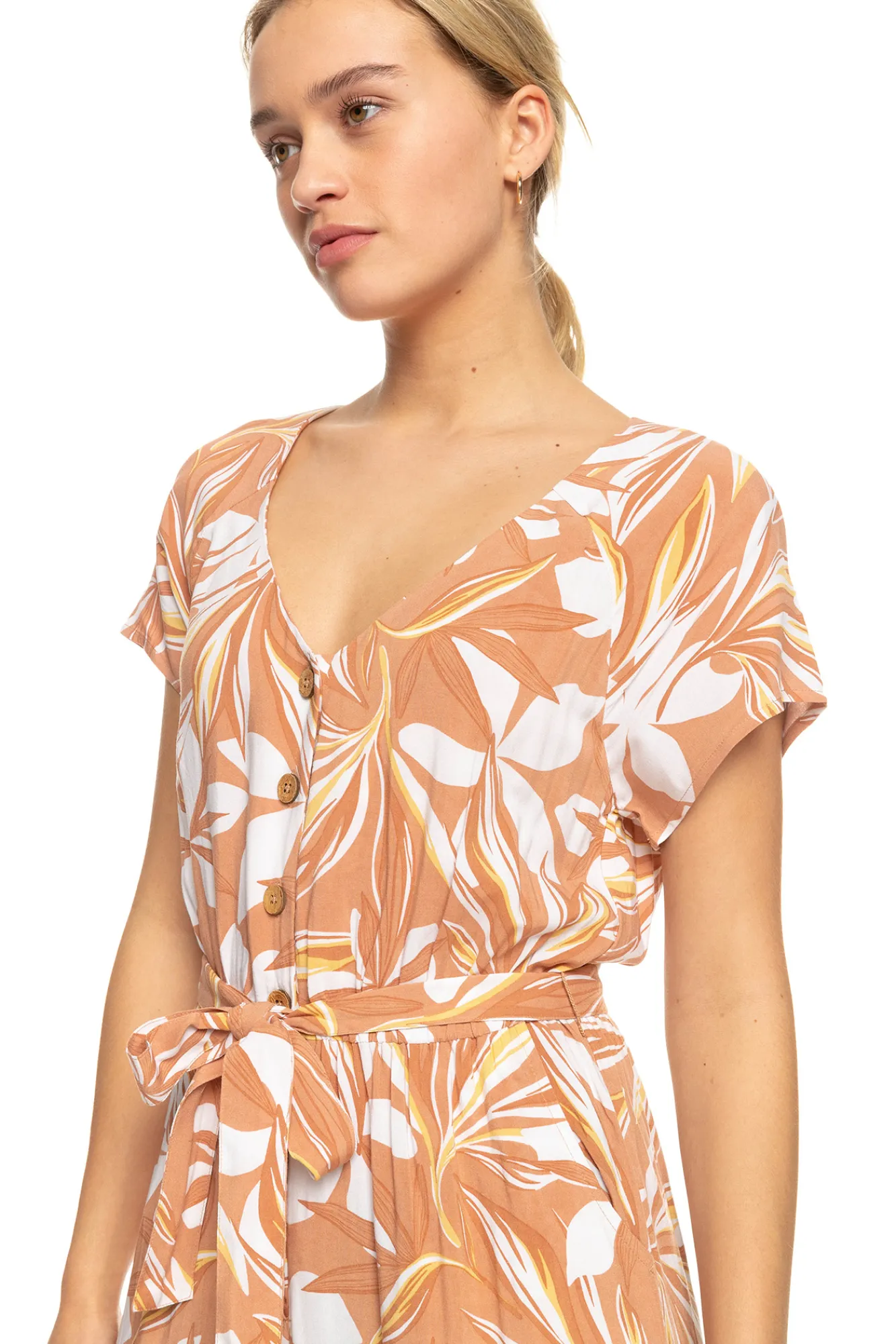 Roxy Breeze Of Sea - Mono Hasta Los Tobillos Para Mujer Coral Discount