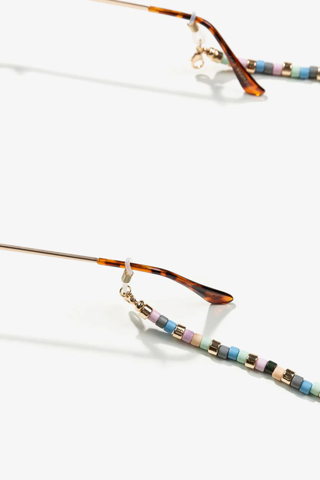 Vilanova Cadena Para Gafas Con Detalles De Color Verde Clearance