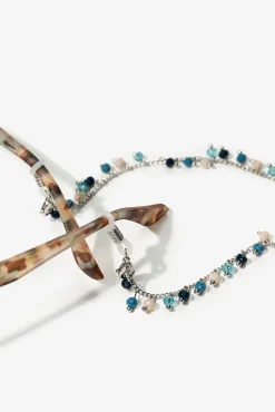 Vilanova Cadena Para Gafas Con Detalles De Color Azul Sale