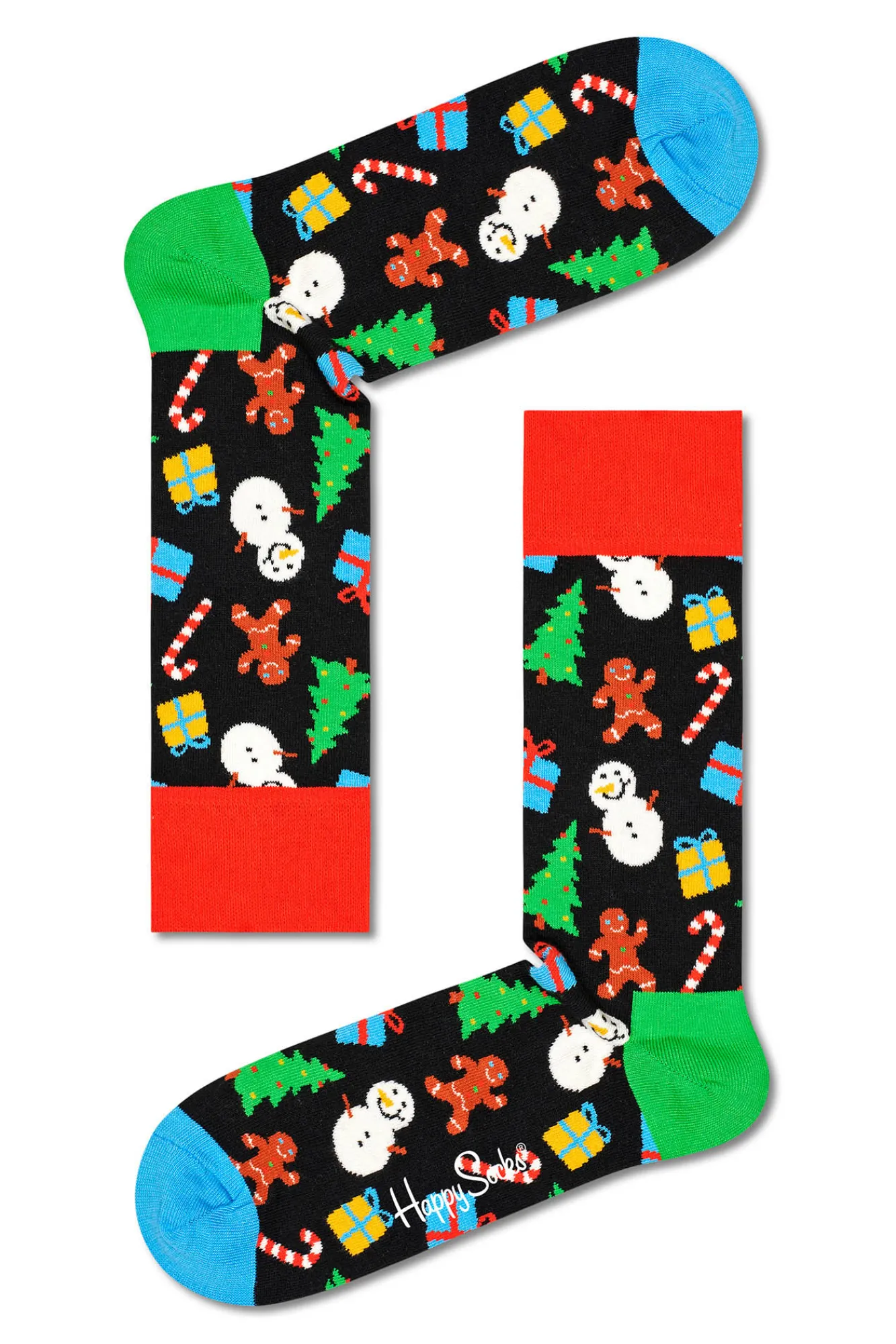 Happy Socks Caja Calcetines Navidenos Rojo Sale