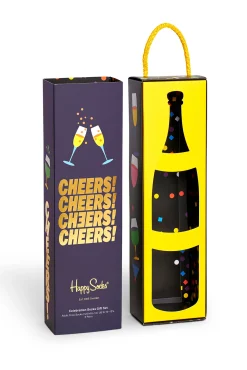Happy Socks Caja Celebracion Negro Hot