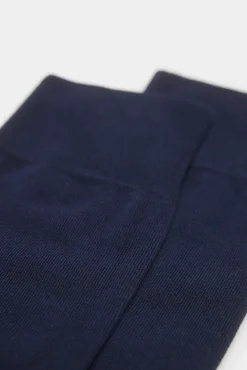 * Calcetin Basico Liso Azul Oscuro Best
