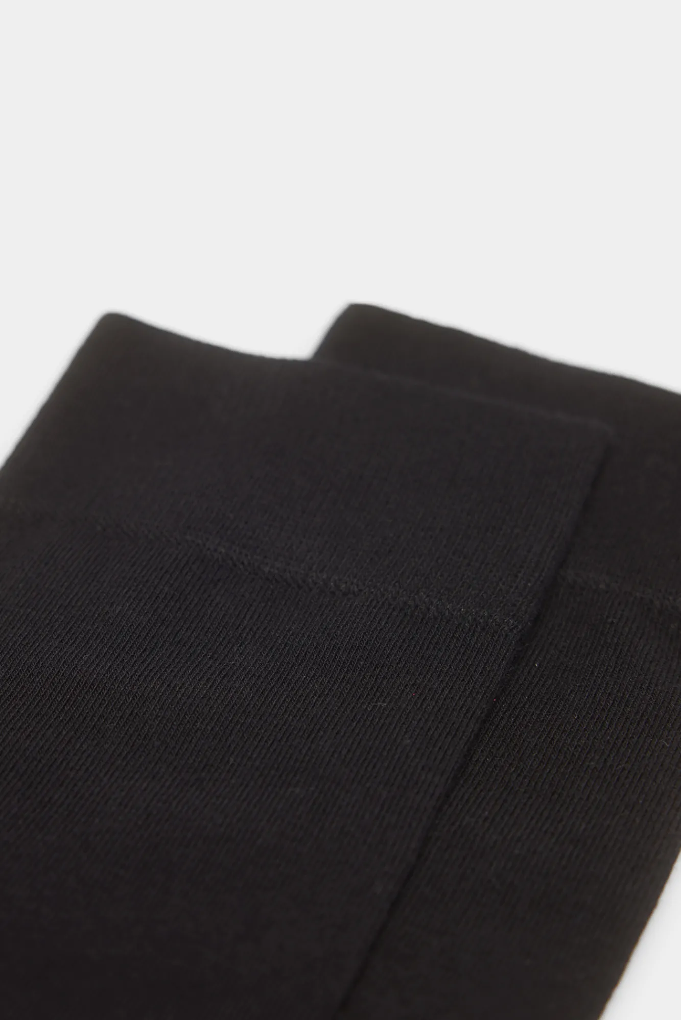 * Calcetin Basico Liso Negro Discount