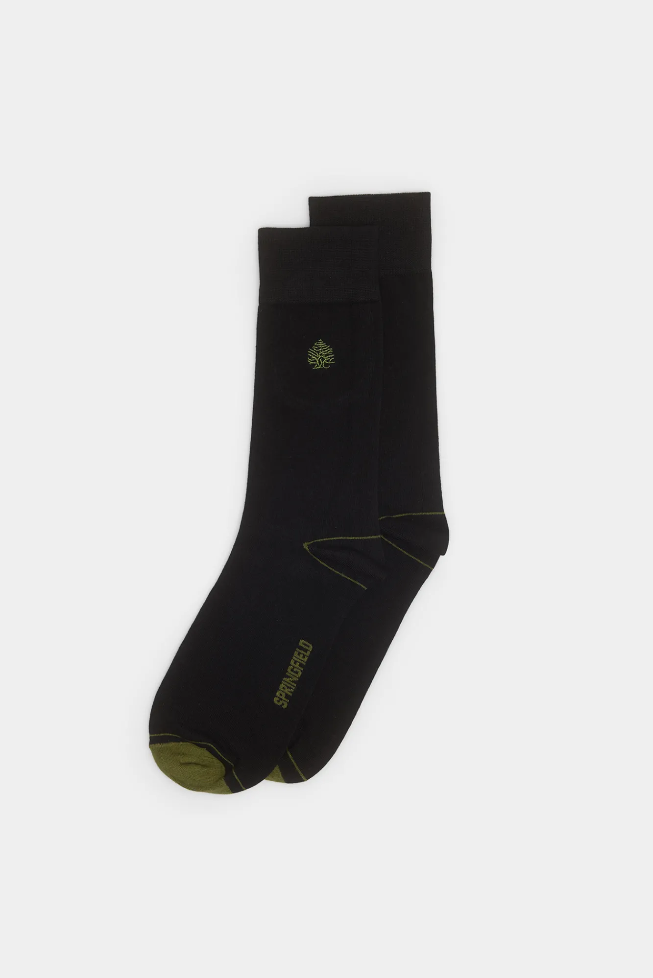 * Calcetin Basico Logo Bordado Negro Clearance