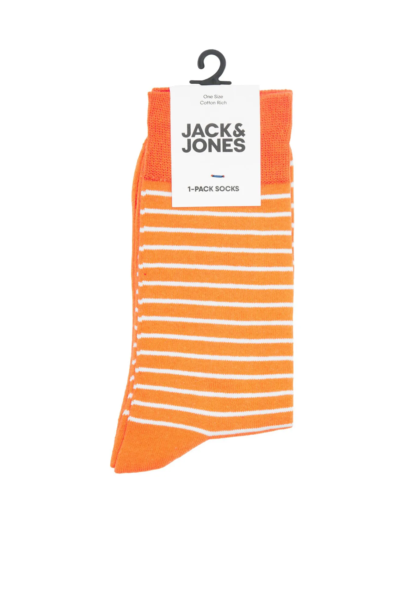 Jack & Jones Calcetin Estampado Rayas Naranja