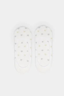 * Calcetin Invisible Estrellas Beige Medio Sale