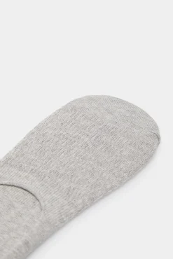 * Calcetin Invisible Estructura Gris Medio Online