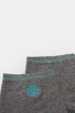 * Calcetin Tobillero New Fit Logo Gris Oscuro Online