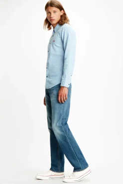 * Camisa ® Clasica Slim Fit Azul Sale