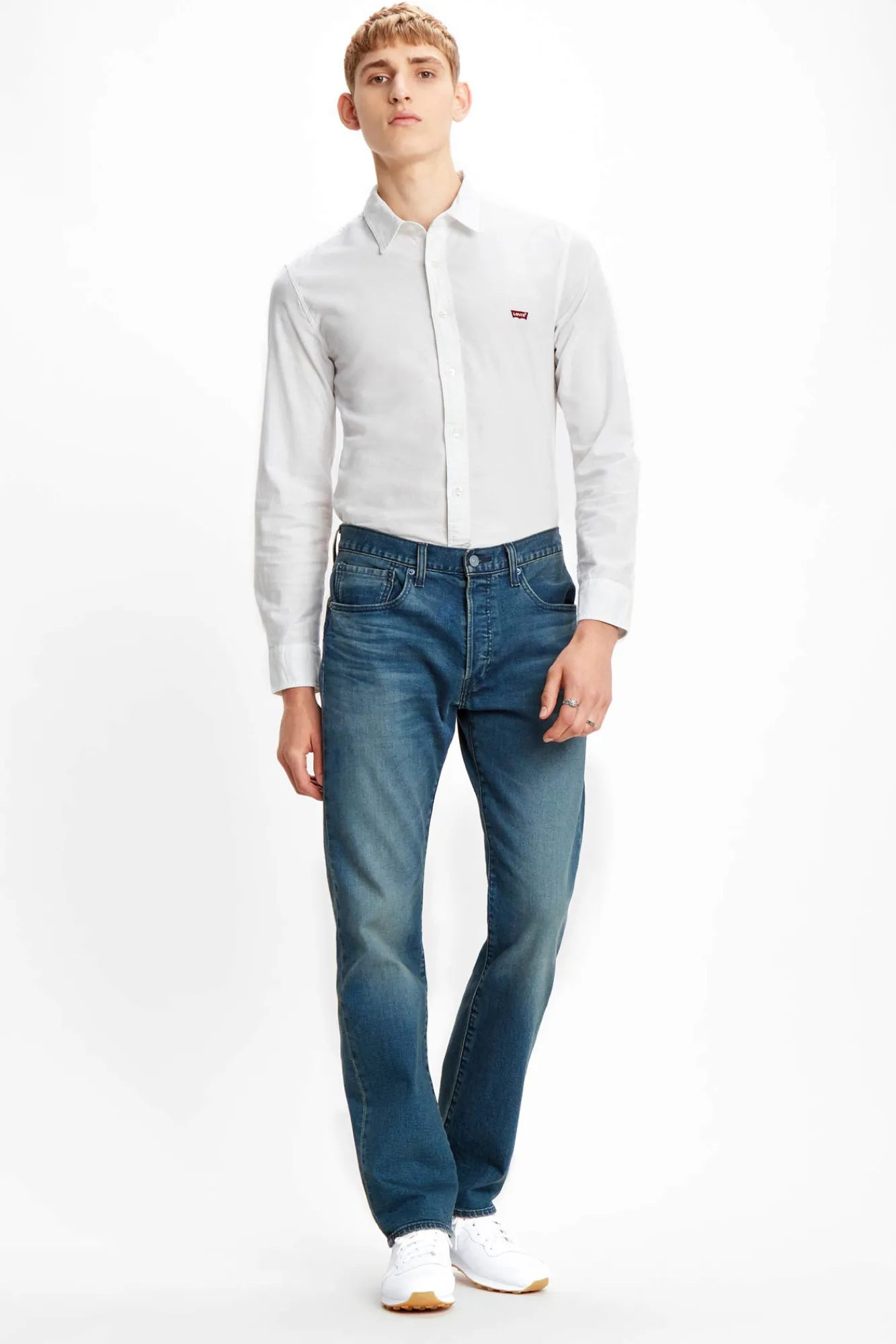 * Camisa ® Clasica Slim Fit Blanco Sale