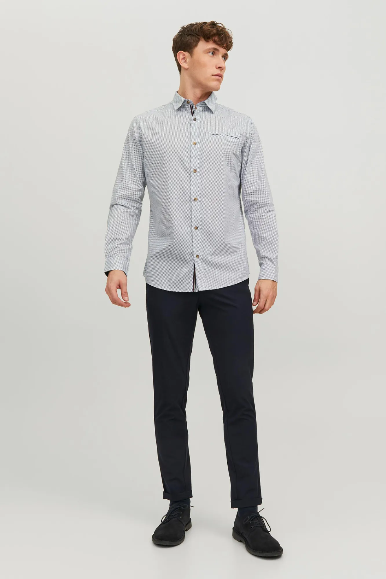 Jack & Jones Camisa Casual Blanco Outlet