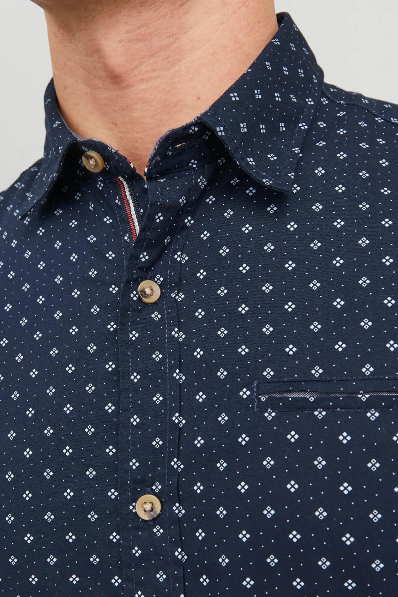 Jack & Jones Camisa Casual Navy Hot