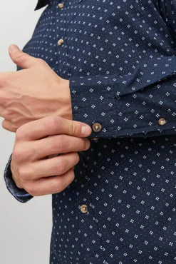 Jack & Jones Camisa Casual Navy Hot