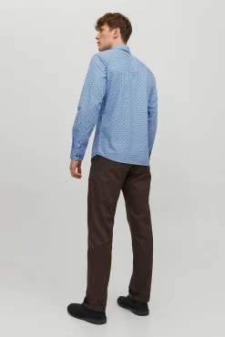 Jack & Jones Camisa Casual Azul Claro