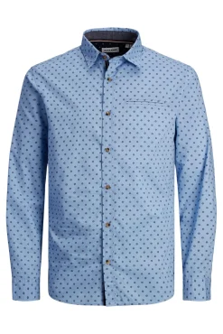 Jack & Jones Camisa Casual Azul Claro